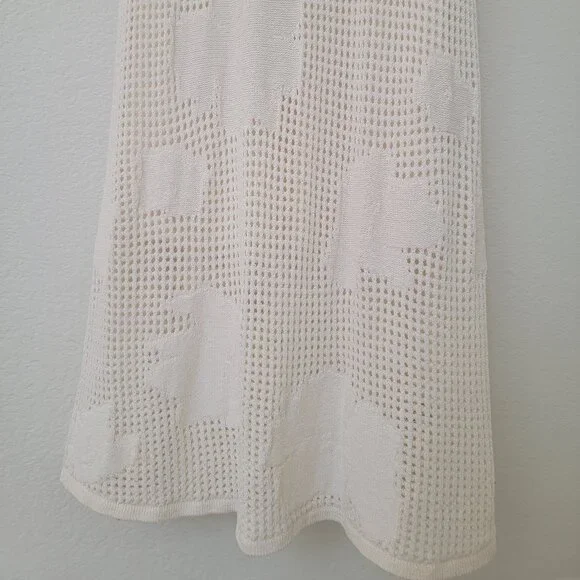 Z SUPPLY Praya Fleur Crochet Midi Dress in Natural XS BRAND NEW - Picture 7 of 13